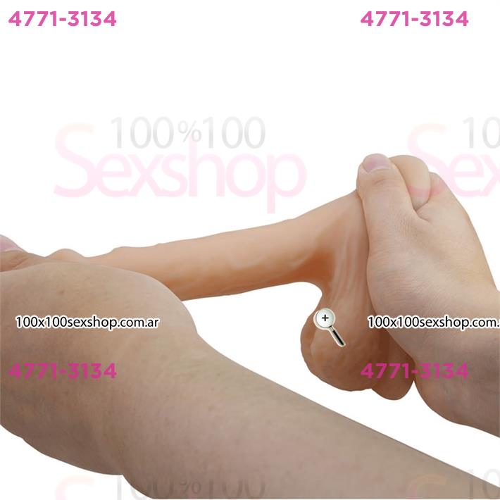 Dildo realista flexible: textura natural con diseño elástico y tacto suave