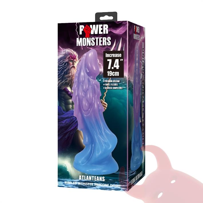Monster dildo de silicona con sopapa
