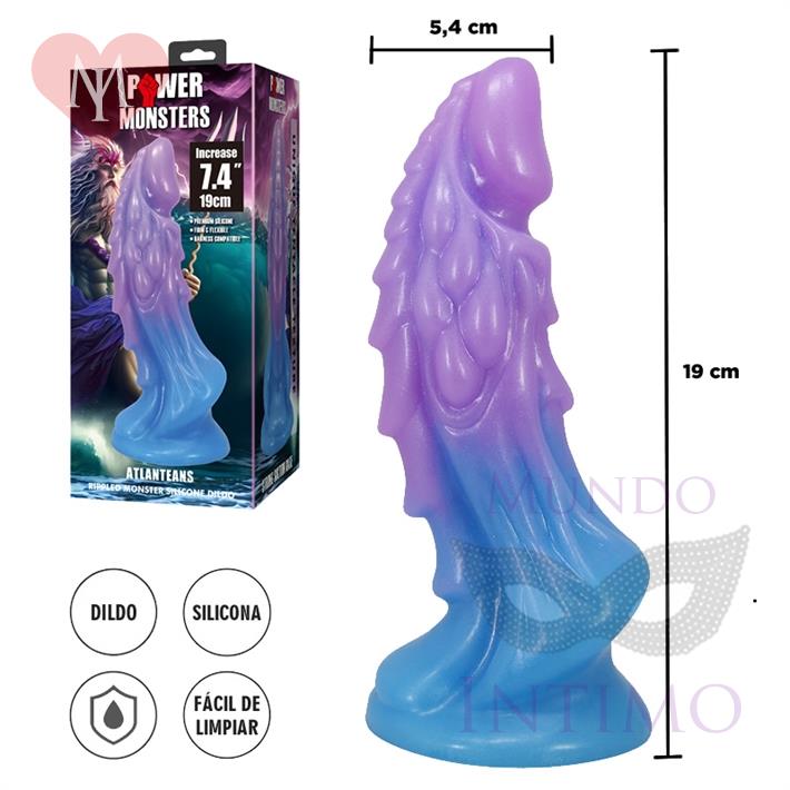 Monster dildo de silicona con sopapa