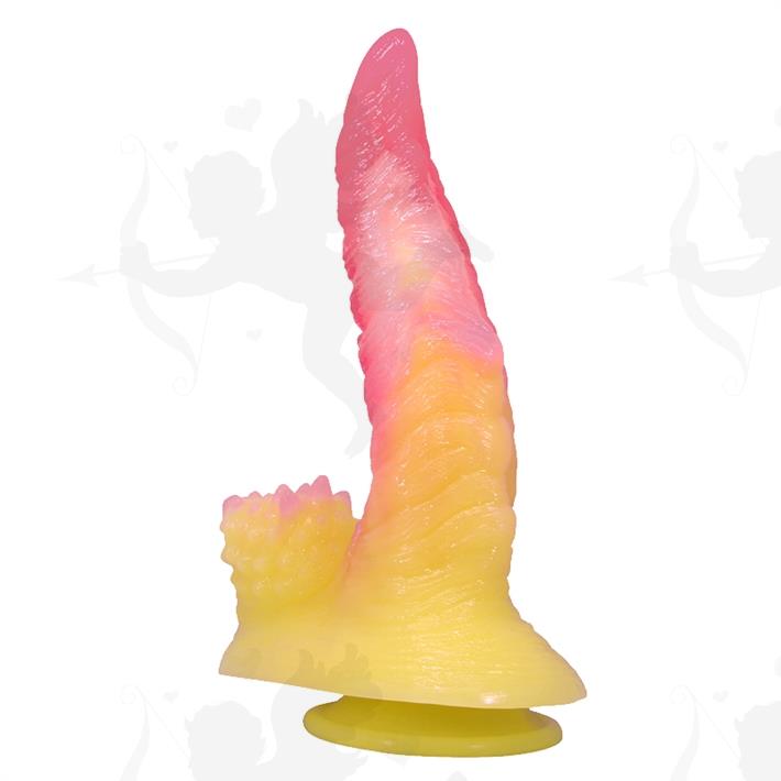 Monster Flame Beast dildo doble con sopapa