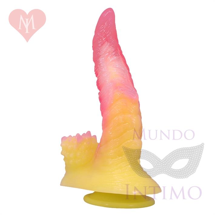 Monster Flame Beast dildo doble con sopapa
