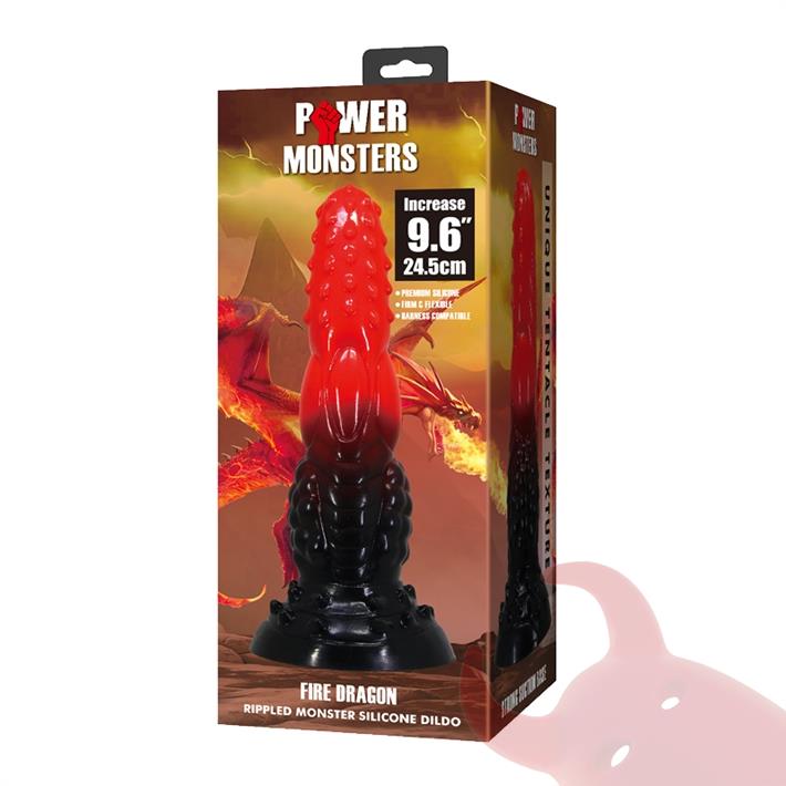 Dildo Monster con sopapa de silicona