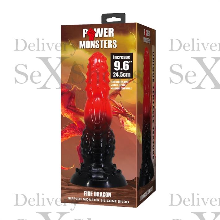 Dildo Monster con sopapa de silicona