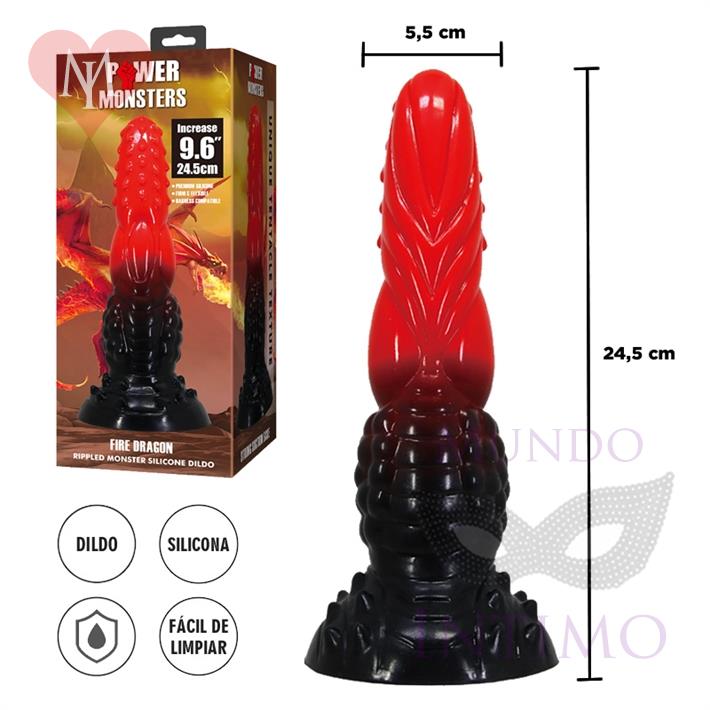 Dildo Monster con sopapa de silicona