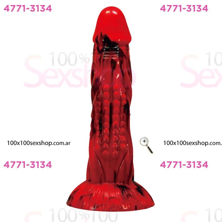 Monster dildo de silicona con sopapa