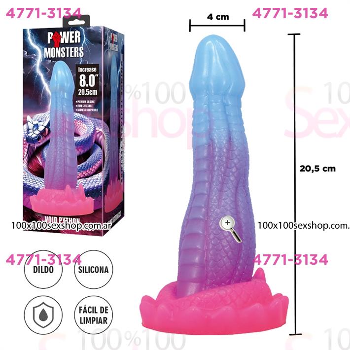 Dildo Monster con sopapa de silicona