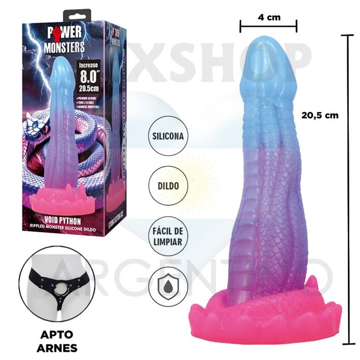 Monster Void Python - dildo realistico con sopapa