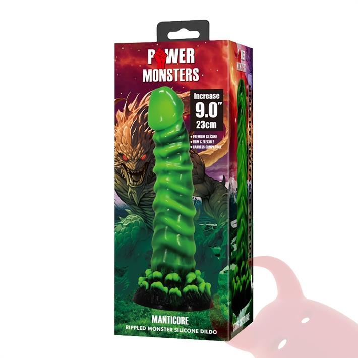 Monster dildo de silicona con sopapa