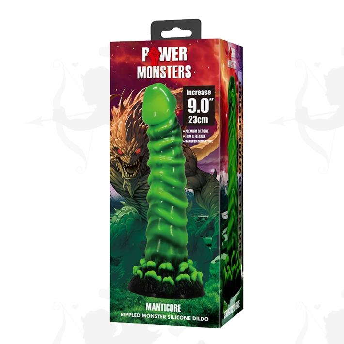 Monster dildo de silicona con sopapa
