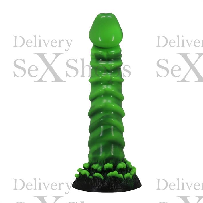 Monster dildo de silicona con sopapa Monster dildo de silicona con sopapa
