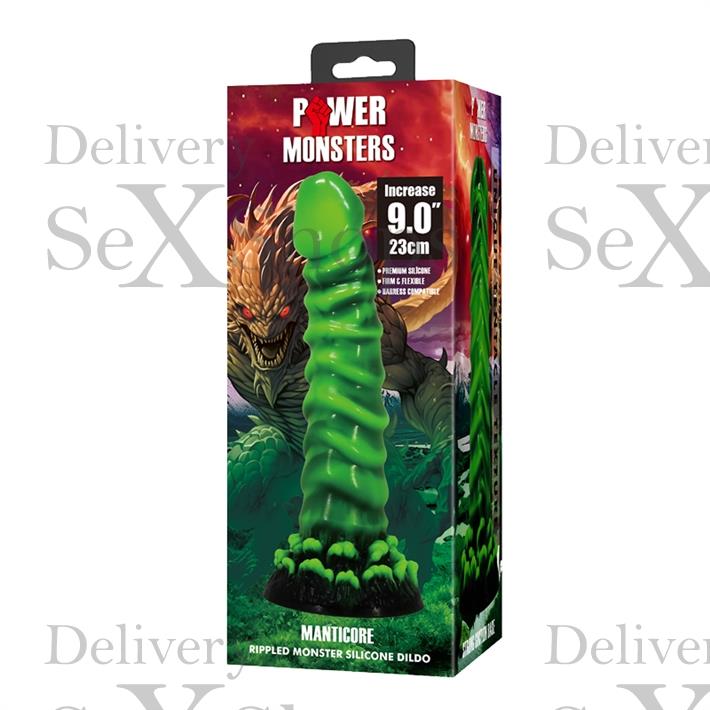 Monster dildo de silicona con sopapa