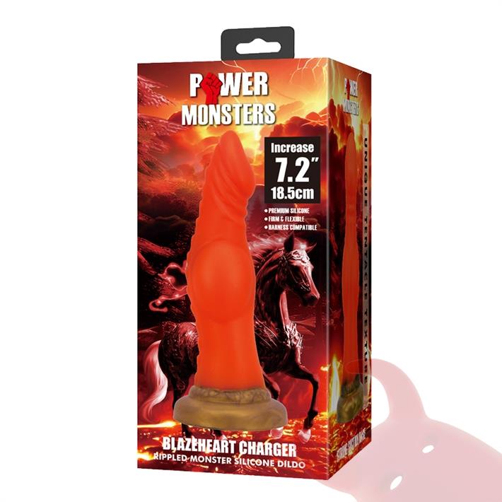 Dildo con sopapa de silicona monster