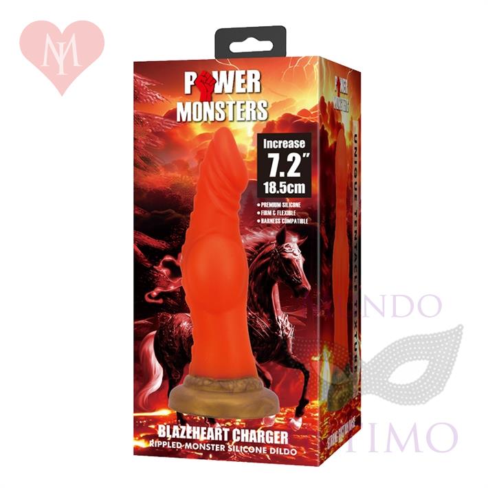 Dildo con sopapa de silicona monster