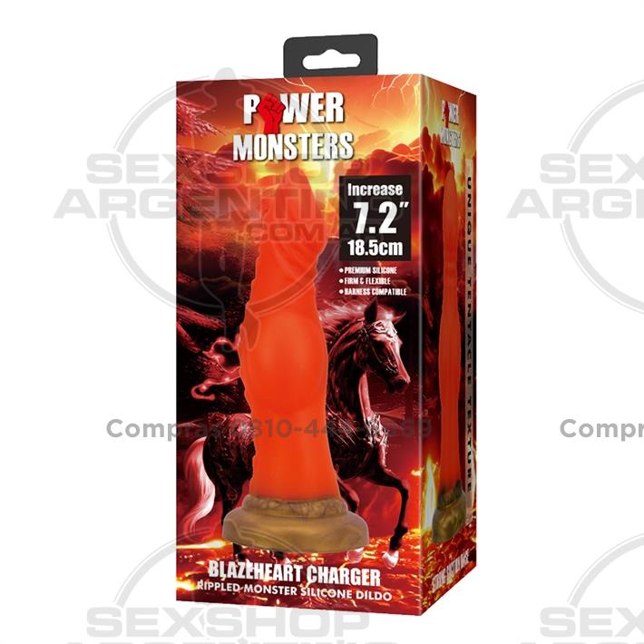 Monster Blazeheart Charger - dildo con sopapa