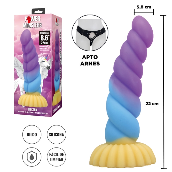 Monster Unicorn dildo con sopapaEAN: 6959532339833