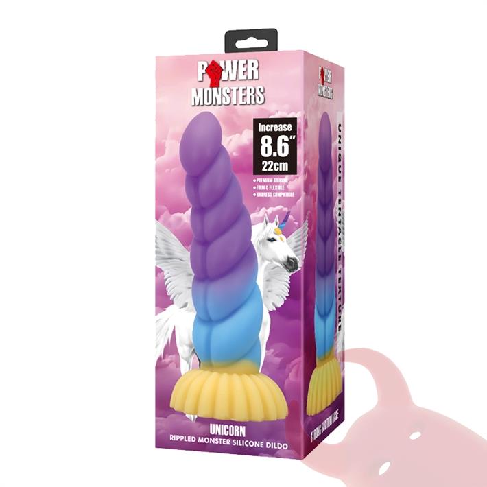 Dildo monster con sopapa de silicona