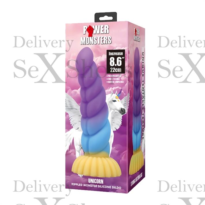 Dildo monster con sopapa de silicona