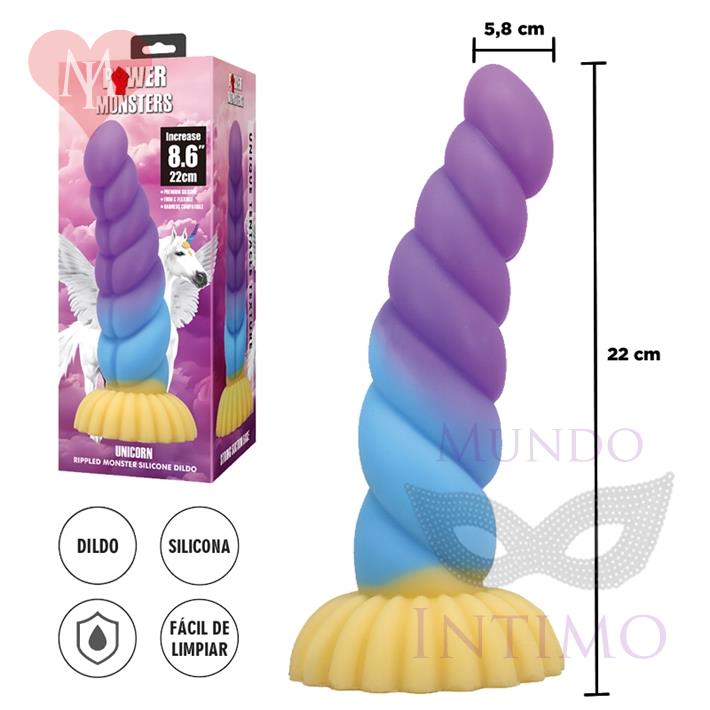 Dildo monster con sopapa de silicona
