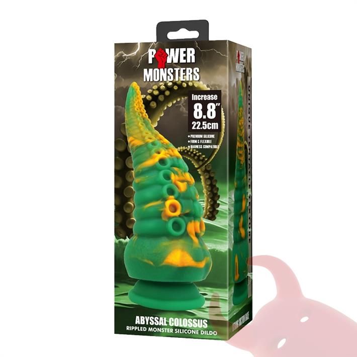 Monster dildo con sopapa de silicona