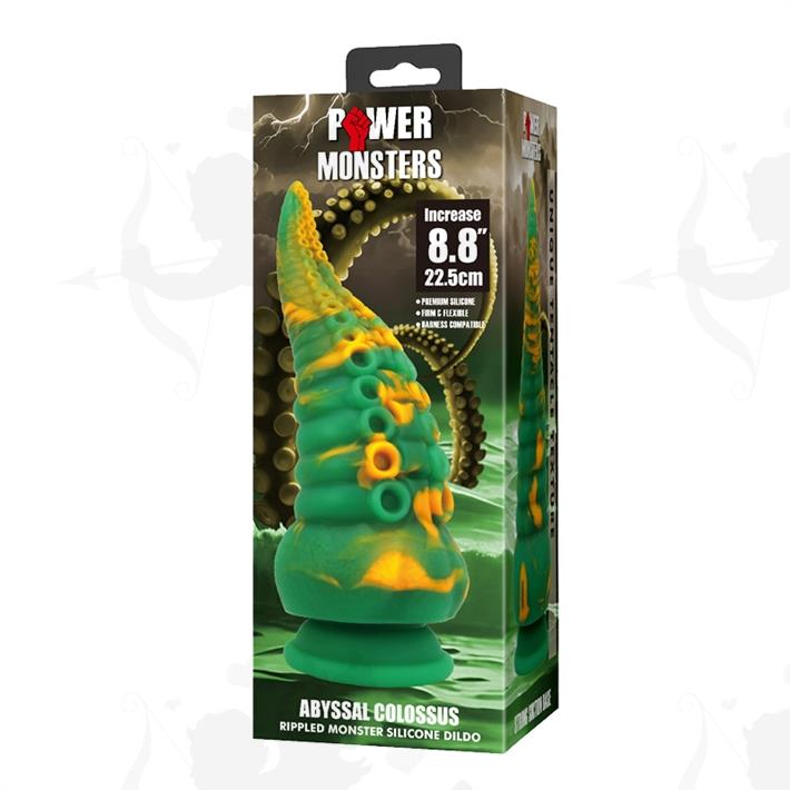 Monster dildo con sopapa de silicona