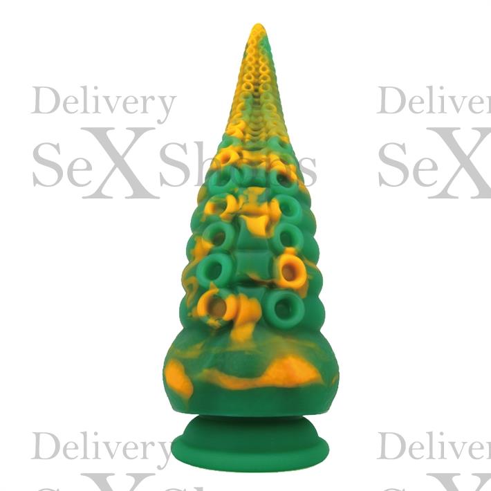 Monster dildo con sopapa de silicona Monster dildo con sopapa de silicona