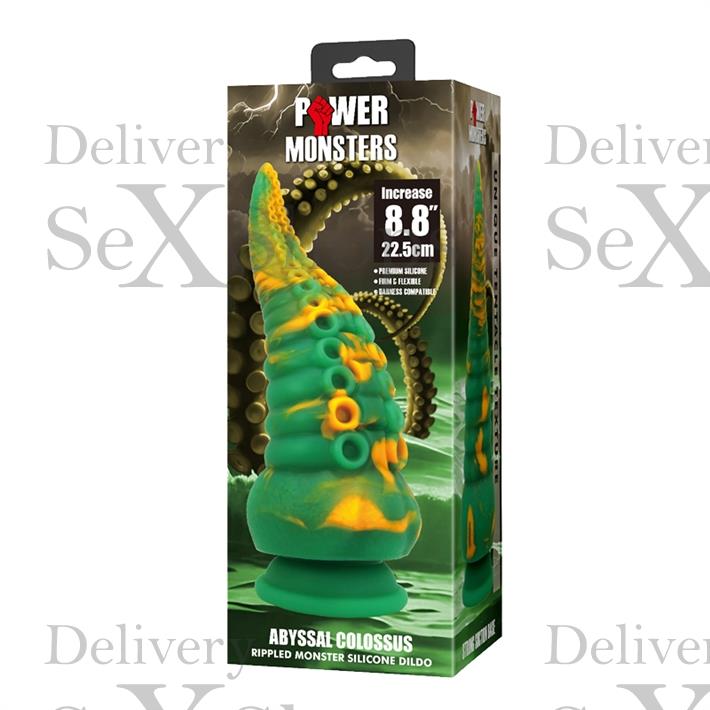 Monster dildo con sopapa de silicona