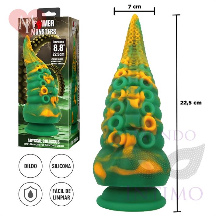 Monster dildo con sopapa de silicona