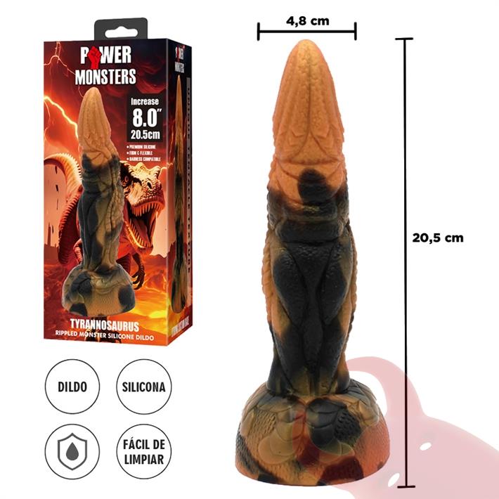 Dildo de silicona monster con sopapa