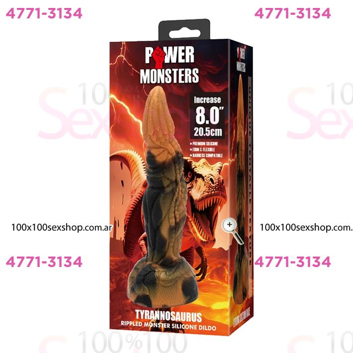 Dildo de silicona monster con sopapa