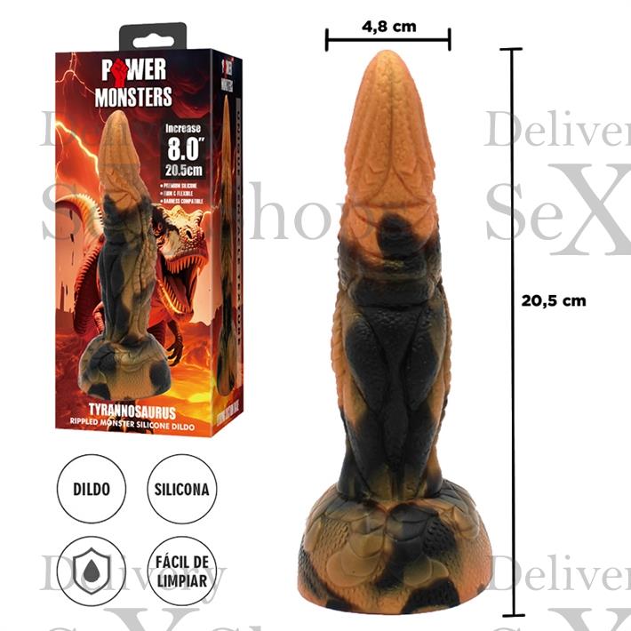 Dildo de silicona monster con sopapa Dildo de silicona monster con sopapa