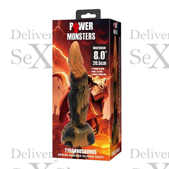 Dildo de silicona monster con sopapa