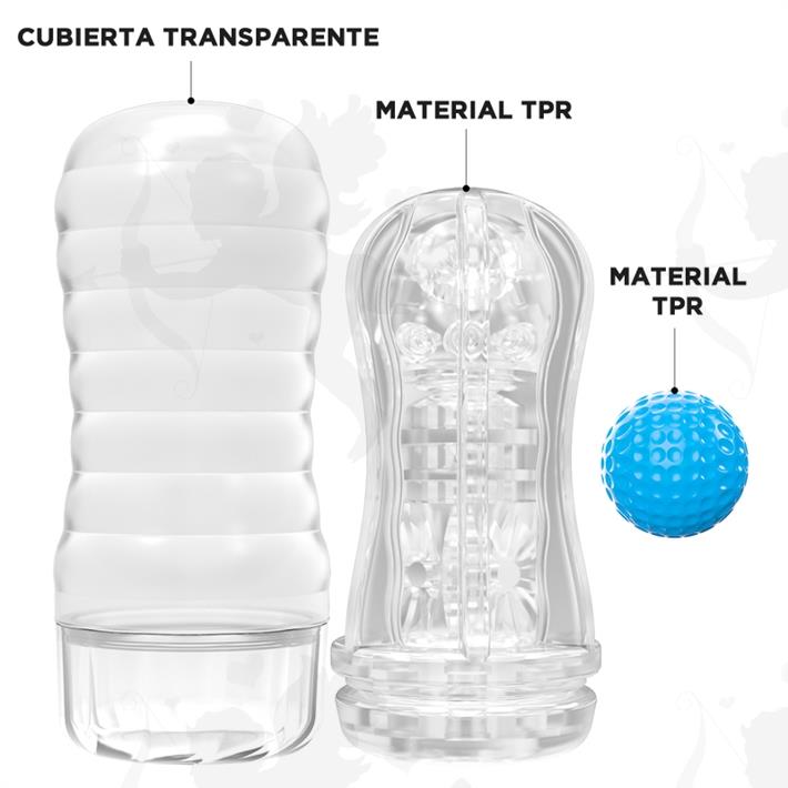 Masturbador Planet masculino con interior removible