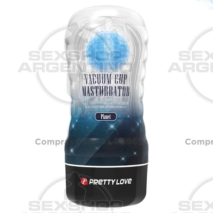 Masturbador Planet masculino con interior removible