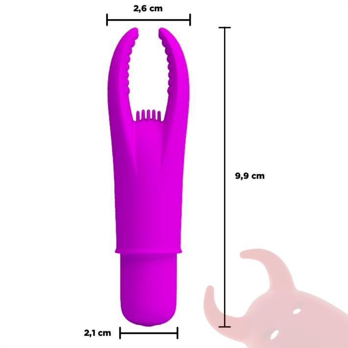 Vibrador con 12 funciones de vibración, 4 estilos diferentes de funda de silicona con recarga USB