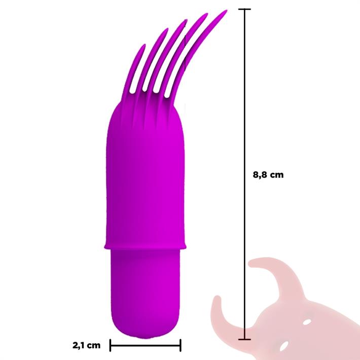 Vibrador con 12 funciones de vibración, 4 estilos diferentes de funda de silicona con recarga USB
