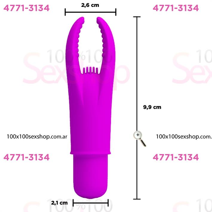 Vibrador con 12 funciones de vibración, 4 estilos diferentes de funda de silicona con recarga USB