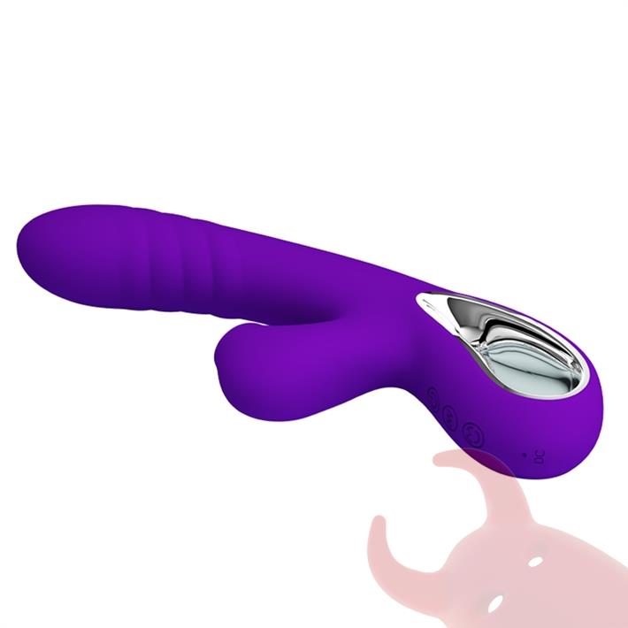 Estimulador de punto G con succionador de clitoris y carga USB