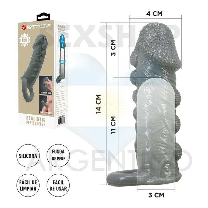 Extension peneana de 14 cm de largo