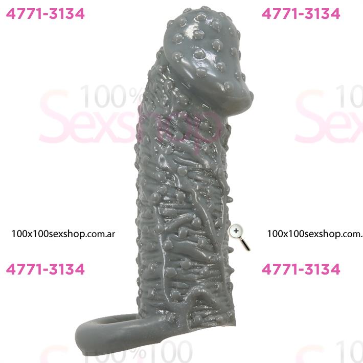Funda para pene realistica de 13 cm de largo
