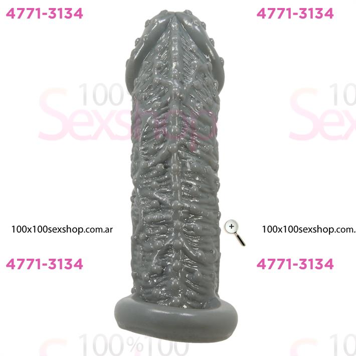 Funda para pene realistica de 13 cm de largo