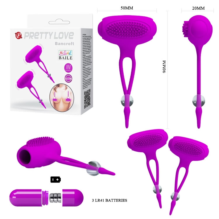 Estimulador de pezones con vibracion #DestacadoEAN: 6959532316582