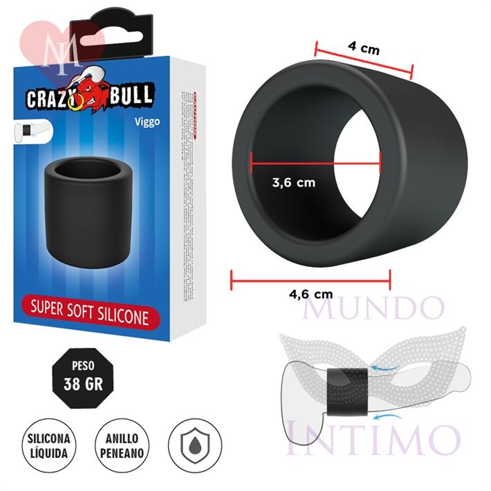 Anillo elástico de silicona: alta flexibilidad y ajuste cómodo 