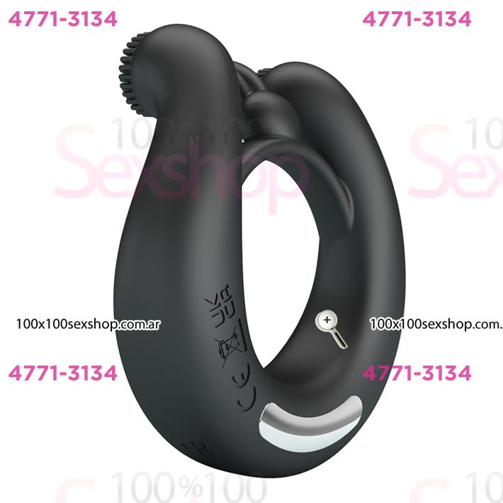 Cód: CA SS-PL-210324 - Anillo Vibrador Doble Motor con 12 Modos para Parejas - $ 69500