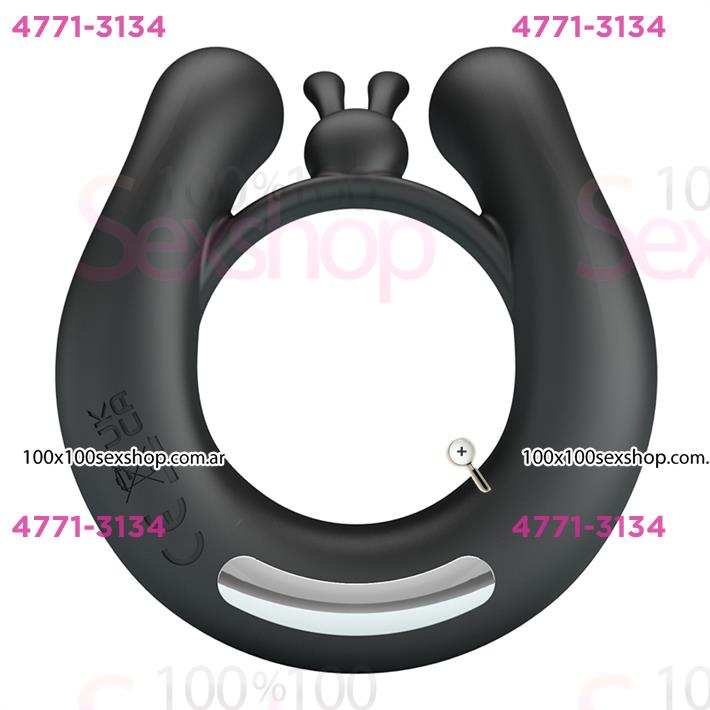 Anillo Vibrador Doble Motor con 12 Modos para Parejas