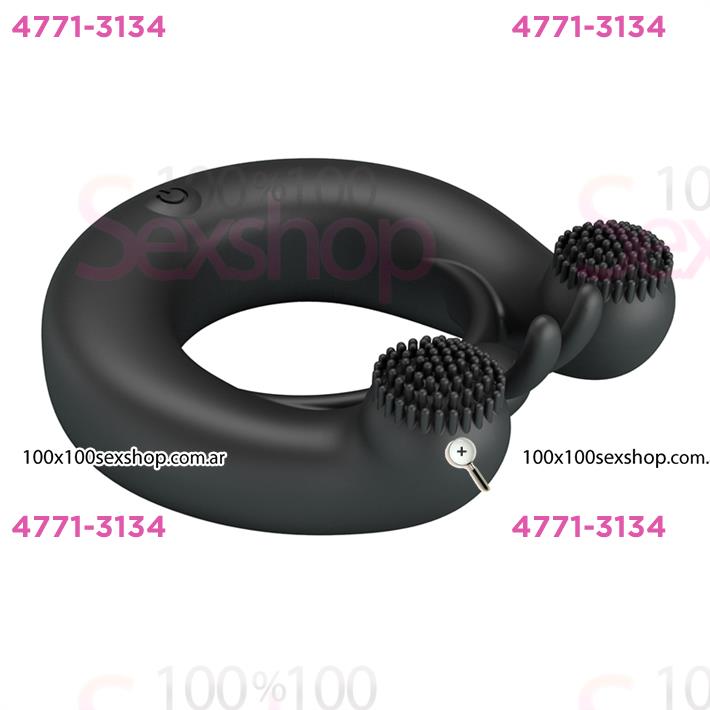 Anillo Vibrador Doble Motor con 12 Modos para Parejas
