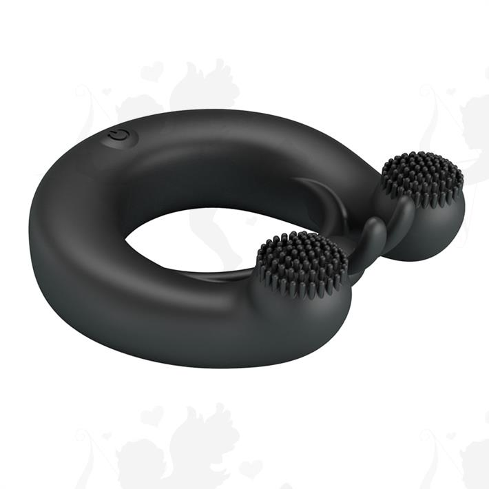 Anillo Vibrador Doble Motor con 12 Modos para Parejas