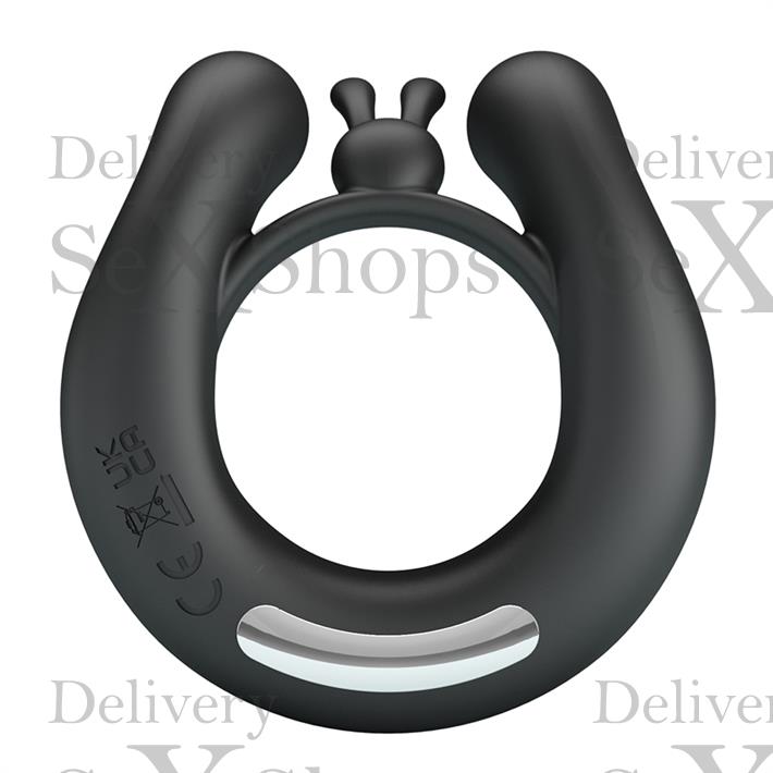 Anillo Vibrador Doble Motor con 12 Modos para Parejas