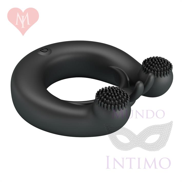 Anillo Vibrador Doble Motor con 12 Modos para Parejas