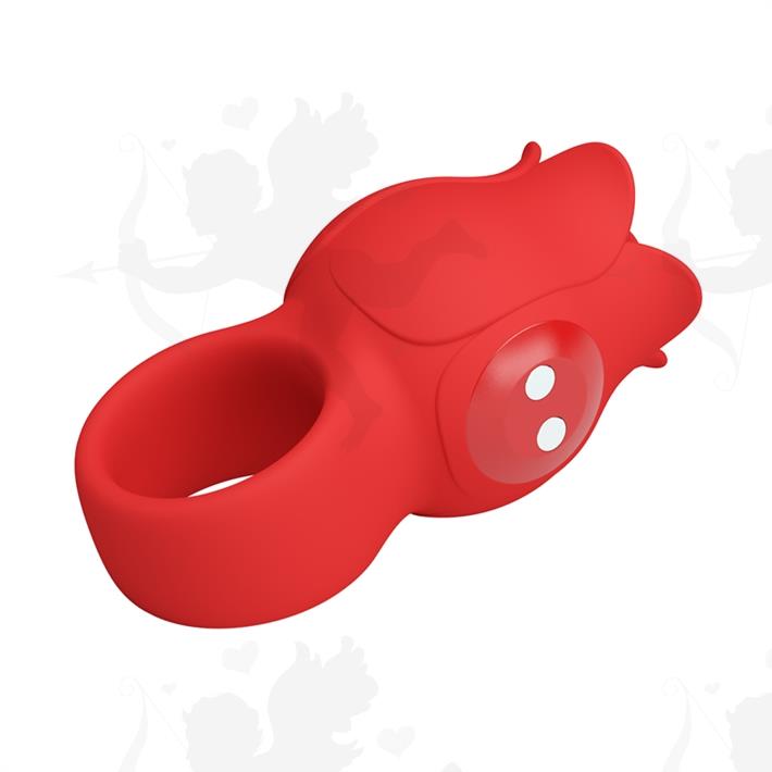Vibrador en Forma de Rosa para Dedo con 10 Modos de Vibración
