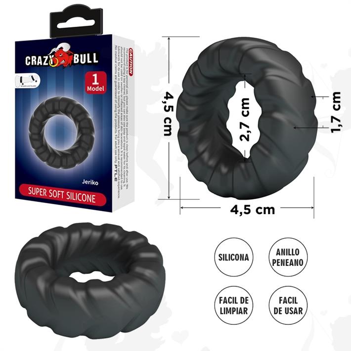  Anillo de Silicona Suave - Erecciones Firmes y Duraderas 